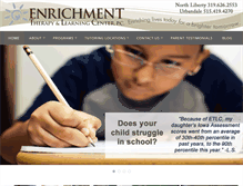 Tablet Screenshot of enrichmenttherapies.com